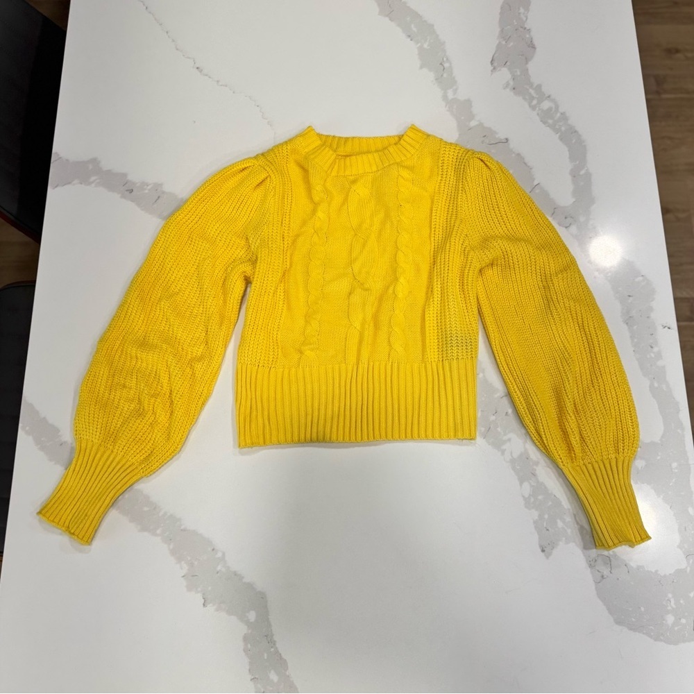 SHEIN Bright Yellow Women's Sweater